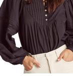 Блузка Ayleen черного цвета Cleobella - фото 3