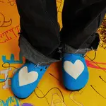 Сабо с закрытым носком унисекс Conp, синий - фото 5