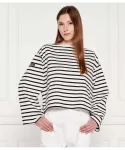 Блуза в морском стиле Oversize fit Polo Ralph Lauren, белый - фото