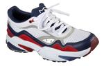 Кроссовки kraz wiley low-top white/blue/red Skechers, белый - фото 3