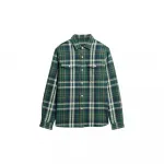 Рубашка Superdry Merchant Heavy Checked, зеленый - фото