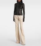 Кожаная куртка Гэри Rick Owens, черный - фото 2