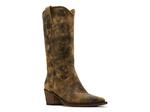 Ботинки Steve Madden Albany Western Boot, Brown Distressed Leather - фото