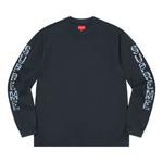 Топ Supreme Cut Out Long-Sleeve Top, Washed Navy - фото