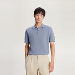 Мужская поло Tommy Hilfiger, сине-серый - фото 5