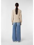 Вязаный свитер в цвете 82W2_песочный comma - фото 3