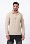 Толстовка Pier One HALF ZIP SWEAT, Sand/Beige - фото