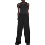 Брюки elastic waist straight leg pants 'black' Balenciaga, черный - фото 2