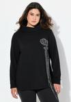 Толстовка Ulla Popken Sweatshirt, Black - фото