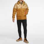 Пуховик Nike LeBron Hybrid Half Pull Chain Warm Down Jacket Wheat Yellow, желтый - фото 2