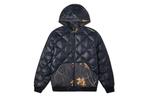Куртка real tree reversible jacket leaves printing 'black' Converse, черный - фото 2