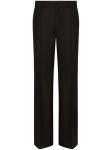 Dolce & Gabbana прямые брюки из эластичной шерсти, черный - фото