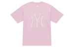 MLB Футболка Monogram Big Lu FW25 Unisex Pink - фото
