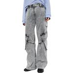 Стрэп детальные карго джинсы Acne Studios, серый - фото 7