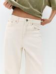 Джинсы с широкими штанинами Pull&Bear, White Denim - фото 8