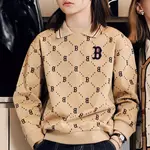 MLB Свитшот beige yellow детский - фото 5