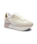 Кроссовки женские Liu Jo комбинированные на платформе, белый - фото