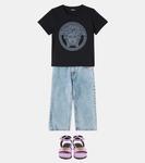 Джинсы с логотипом Versace Kids, Medium Blue - фото 2