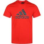 Футболка мужская красная Adidas - фото 2