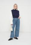 Джемпер VILA VILYLA BUTTON ROCK COLLAR, Dark Blue - фото 2