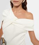 Платье миди из крепа salmone Safiyaa, белый - фото 4