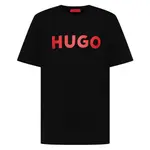 Футболка с коротким рукавом HUGO Dulivio, черный - фото