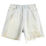 Шорты из денима Forge ux melange face Acne Studios, мультиколор - фото