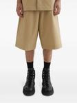 Jil Sander хлопковые шорты, нейтральный - фото 3