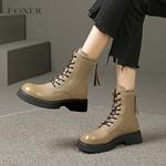 Ботинки Martin Boot женские Foxer, хаки - фото 7