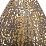 Светильник садовый Näve с эффектом пламени, золотой - фото 3