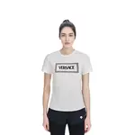 Футболка с принтом логотипа VERSACE, белый - фото 6