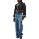 Джинсы Ballloon с логотипом Alexander Wang, Индиго - фото 3