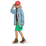 Детская ультралегкая куртка-дождевик Namuk, синий - фото 4