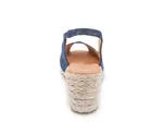 Сандалии Audrey Wedge Andre Assous, Navy/Silver - фото 3