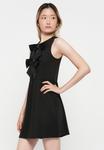 Платье ONLY ONLVANEA BOW DRESS, Black /Black - фото 4