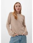 Вязаный свитер в цвете 82W0_песочный QS - фото 6