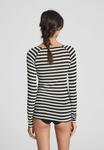 Топ GAI+LISVA AMALIE STRIPE , Off White Black Stripe/Off-White - фото 2