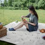 Пикниковый коврик NATUREHIKE, бежевый - фото 4