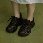 Кроссовки женские толстые низкие черный Cicifo - фото 5