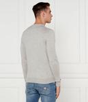 Джемпер мужской Guess Jeans базовый однотонный, серый - фото 3
