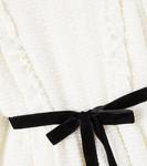 Платье Chalin с поясом и сборками C'era Una Volta, Cream - фото 3