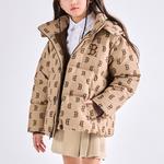 Детская утепленная куртка MLB, хаки - фото 5