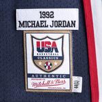 Джерси Mitchell & Ness Team USA 1992 Jerseys 'Michael Jordan 9', темно-синий - фото 3