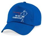 Я бы предпочел быть в кепке от компьютера 60 SECOND MAKEOVER, синий - фото