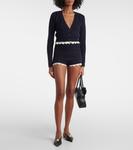 Кашемировые шорты Magda Butrym, темно-синий - фото 2