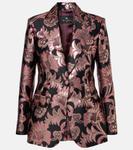 Жаккардовый блейзер с цветочным рисунком Etro, Multicolor On Pink Base - фото