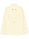 Jil Sander поплиновая рубашка, желтый - фото