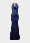 Платье WAL G. BELLA COWL NECK MAXI, Navy Blue/Dark Blue - фото 5