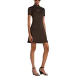 Куртки Interlock мини-платье COURREGES, коричневый/коричневый - фото 4