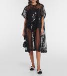 Атласные балетки с двойным бантом Mach & Mach, черный - фото 2